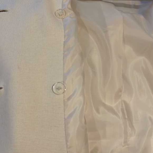 INC International Concepts Cream Peacoat. Size Medium - Picture 4 of 4